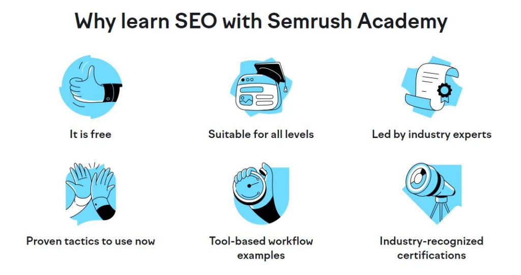 belajar seo gratis semrush